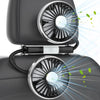360° Dual USB Car Fan – Cool Every Seat