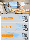 360° Dual USB Car Fan – Cool Every Seat